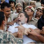 राहुल गांधी को हिरासत में लिया गया: PM आवास के बाहर प्रदर्शन के दौरान बढ़ा सियासी टकराव