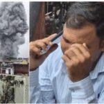 कौशांबी पटाखा फैक्ट्री हादसा: मलबे में मिला बेटे का पैर, पिता अब धड़ की तलाश में