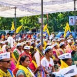 ज्ञानेश कुमार के इस्तीफे की मांग को लेकर AAP का रायपुर में प्रदर्शन, निर्वाचन आयोग का किया घेराव